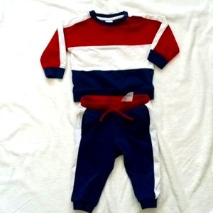 H&M kids 2 piece sweat suit for boy 12 Months